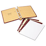 Wilson Jones Looseleaf Minute Book, Red Leather-Like Cover, 250 Unruled Pages, 8 1/2 x 11 view 4