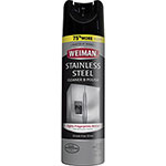 Weiman Products Stainless Steel Cleaner/Polish - Aerosol - 17 oz (1.06 lb) - 6 / Carton view 2