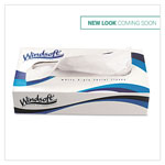 Windsoft Facial Tissue, 2 Ply, White, Flat Pop-Up Box, 100 Sheets/Box, 30 Boxes/Carton view 4