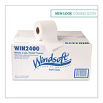 Windsoft Bath Tissue, Septic Safe, 2-Ply, White, 4 x 3.75, 400 Sheets/Roll, 24 Rolls/Carton view 1