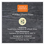 World Centric Fiber Bowls, 11.5 oz, 6 x 6 x 1.7, Natural, Paper, 1,000/Carton view 2