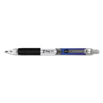 Zebra Pen ECO Jimnie Clip Retractable Ballpoint Pen, 1mm, Black Ink, Translucent Barrel, Dozen view 1