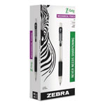 Zebra Pen Z-Grip Mechanical Pencil, 0.5 mm, HB (#2.5), Black Lead, Clear/Black Grip Barrel, Dozen view 1