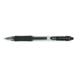 Zebra Pen Gel Ink Pen, Retractable, Medium Point, .7mm, Black view 1