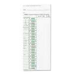 Acroprint Time Recorder Weekly Time Cards for Model ATT310 Electronic Totalizing Time Recorder, 200/Pack orginal image