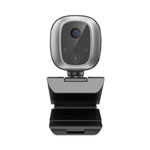 Adesso CyberTrack M1 HD Fixed Focus USB Webcam with AI Motion/Facial Tracking, 1920 Pixels x 1080 Pixels, 2.1 Mpixels, Black/Silver orginal image