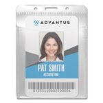 Advantus PVC-Free Badge Holders, Vertical, 3