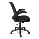 Alera EB-E Series Swivel/Tilt Mid-Back Mesh Chair, Supports up to 275 lbs, Black Seat/Black Back, Black Base orginal image