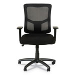 Alera Elusion II Series Mesh Mid-Back Swivel/Tilt Chair with Adjustable Arms, Up to 275 lbs, Black Seat/Back, Black Base orginal image