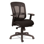 Alera Eon Series Multifunction Mid-Back Cushioned Mesh Chair, Supports up to 275 lbs, Black Seat/Black Back, Black Base orginal image