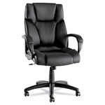 Alera Fraze Executive High-Back Swivel/Tilt Leather Chair, Supports up to 275 lbs, Black Seat/Black Back, Black Base orginal image