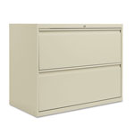 Alera Lateral File, 2 Legal/Letter-Size File Drawers, Putty, 36