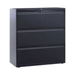 Alera Lateral File, 3 Legal/Letter/A4/A5-Size File Drawers, Charcoal, 36