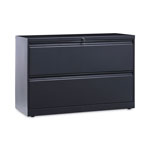 Alera Lateral File, 2 Legal/Letter-Size File Drawers, Charcoal, 42