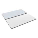 Alera Reversible Laminate Table Top, Rectangular, 59 3/8w x 29 1/2d, White/Gray orginal image