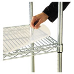 Alera Shelf Liners For Wire Shelving, Clear Plastic, 36w x 24d, 4/Pack orginal image