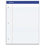 Ampad Double Sheet Pads, Narrow Rule, 100 White 8.5 x 11.75 Sheets orginal image
