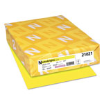 Astrobrights Color Cardstock, 65 lb, 8.5 x 11, Lift-Off Lemon, 250/Pack orginal image