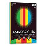 Astrobrights Color Cardstock, 65 lb Cover Weight, 8.5 x 11, Assorted Primary Colors, 50/Pack orginal image
