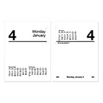 At-A-Glance Compact Desk Calendar Refill, 3 x 3.75, White Sheets, 12-Month (Jan to Dec): 2024 orginal image