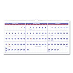 At-A-Glance Deluxe Three-Month Reference Wall Calendar, Horizontal Orientation, 24 x 12, White Sheets, 15-Month (Dec-Feb): 2023 to 2025 orginal image