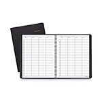 At-A-Glance Four-Person Group Undated Daily Appointment Book, 10.88 x 8.5, Black Cover, 12-Month (Jan to Dec): Undated orginal image