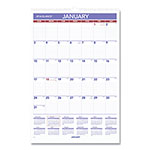 At-A-Glance Monthly Wall Calendar with Ruled Daily Blocks, 15.5 x 22.75, White Sheets, 12-Month (Jan to Dec): 2024 orginal image