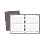 At-A-Glance Plan. Write. Remember. Planning Notebook Two Days Per Page , 11 x 8.38, Gray Cover, Undated orginal image
