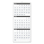 At-A-Glance Three-Month Reference Wall Calendar, Contemporary Artwork/Formatting, 12 x 27, White Sheets, 15-Month (Dec-Feb): 2023 to 2025 orginal image