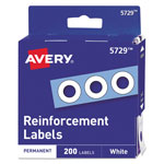 Avery Dispenser Pack Hole Reinforcements, 1/4