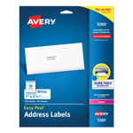 Avery Easy Peel White Address Labels w/ Sure Feed Technology, Laser Printers, 1 x 2.63, White, 30/Sheet, 25 Sheets/Pack orginal image