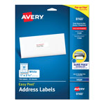 Avery Easy Peel White Address Labels w/ Sure Feed Technology, Inkjet Printers, 1 x 2.63, White, 30/Sheet, 25 Sheets/Pack orginal image