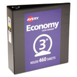 Avery Economy View Binder with Round Rings , 3 Rings, 3