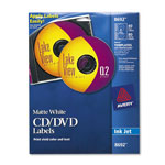 Avery Inkjet CD Labels, Matte White, 40/Pack orginal image