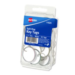 Avery Key Tags with Split Ring, 1 1/4 dia, White, 50/Pack orginal image