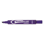 Avery MARKS A LOT Large Desk-Style Permanent Marker, Broad Chisel Tip, Purple, Dozen orginal image