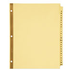 Avery Preprinted Laminated Tab Dividers w/Gold Reinforced Binding Edge, 25-Tab, Letter orginal image