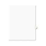 Avery Preprinted Legal Exhibit Side Tab Index Dividers, Avery Style, 10-Tab, 17, 11 x 8.5, White, 25/Pack orginal image