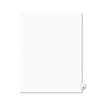 Avery Preprinted Legal Exhibit Side Tab Index Dividers, Avery Style, 10-Tab, 25, 11 x 8.5, White, 25/Pack orginal image