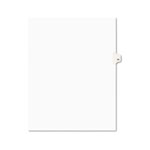 Avery Preprinted Legal Exhibit Side Tab Index Dividers, Avery Style, 10-Tab, 59, 11 x 8.5, White, 25/Pack orginal image