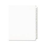 Avery Preprinted Legal Exhibit Side Tab Index Dividers, Avery Style, 25-Tab, 151 to 175, 11 x 8.5, White, 1 Set orginal image