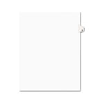 Avery Preprinted Legal Exhibit Side Tab Index Dividers, Avery Style, 26-Tab, E, 11 x 8.5, White, 25/Pack orginal image