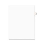 Avery Preprinted Legal Exhibit Side Tab Index Dividers, Avery Style, 26-Tab, F, 11 x 8.5, White, 25/Pack orginal image