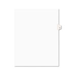 Avery Preprinted Legal Exhibit Side Tab Index Dividers, Avery Style, 26-Tab, H, 11 x 8.5, White, 25/Pack orginal image