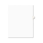 Avery Preprinted Legal Exhibit Side Tab Index Dividers, Avery Style, 26-Tab, J, 11 x 8.5, White, 25/Pack orginal image