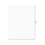 Avery Preprinted Legal Exhibit Side Tab Index Dividers, Avery Style, 26-Tab, M, 11 x 8.5, White, 25/Pack orginal image
