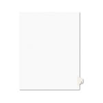 Avery Preprinted Legal Exhibit Side Tab Index Dividers, Avery Style, 26-Tab, Y, 11 x 8.5, White, 25/Pack orginal image