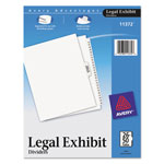 Avery Preprinted Legal Exhibit Side Tab Index Dividers, Avery Style, 26-Tab, 26 to 50, 11 x 8.5, White, 1 Set orginal image