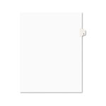 Avery Preprinted Legal Exhibit Side Tab Index Dividers, Avery Style, 10-Tab, 6, 11 x 8.5, White, 25/Pack orginal image