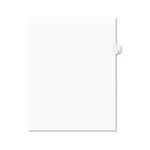 Avery Preprinted Legal Exhibit Side Tab Index Dividers, Avery Style, 10-Tab, 7, 11 x 8.5, White, 25/Pack orginal image